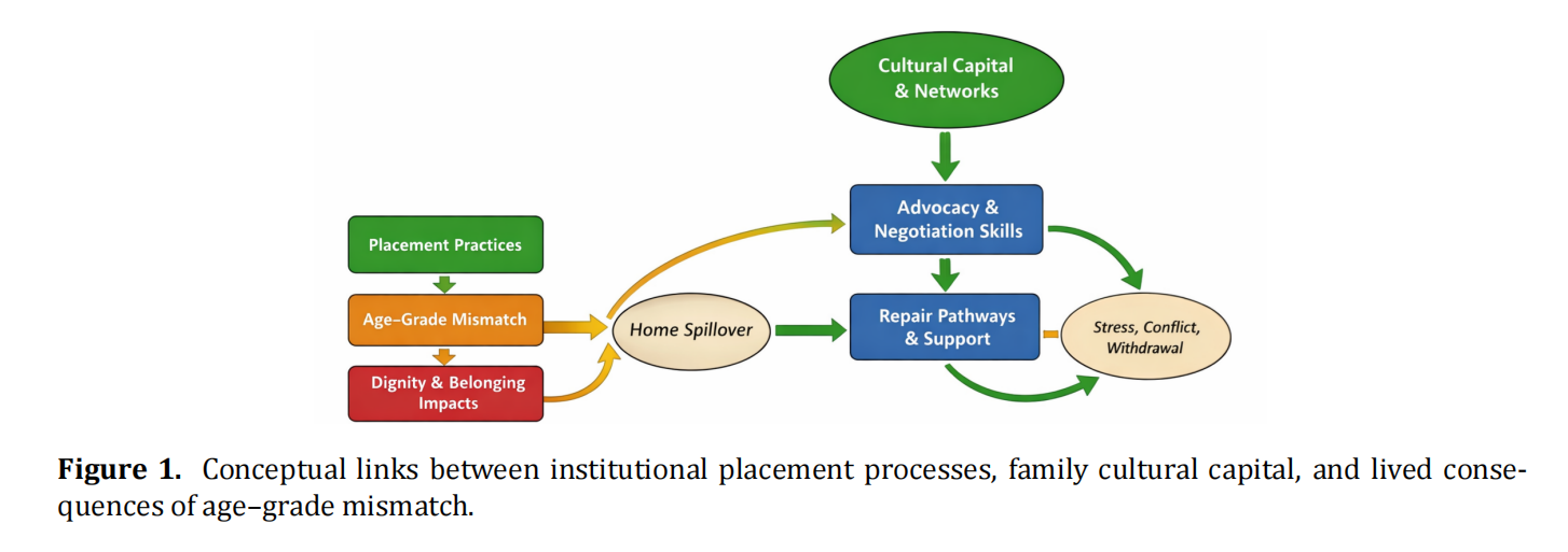 Negotiating Education in an Immigration Context: Qualitative Insights into Age&ndash;Grade Mismatch and Family Cultural Capital