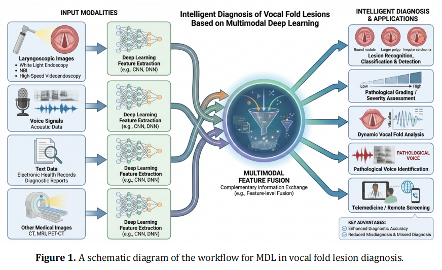Research Progress in Intelligent Diagnosis of Vocal Fold Lesions Based on Multimodal Deep Learning: A Narrative Review